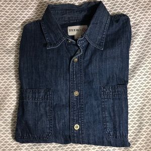 Target Feed Charity Line Denim Shirt (M)